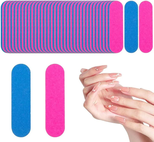Pack of 2 Double-Sided Mini Manicure Nail File